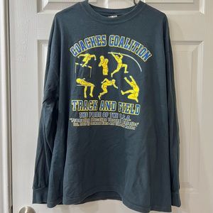 vintage 90s coaches coalition long sleeve shirt